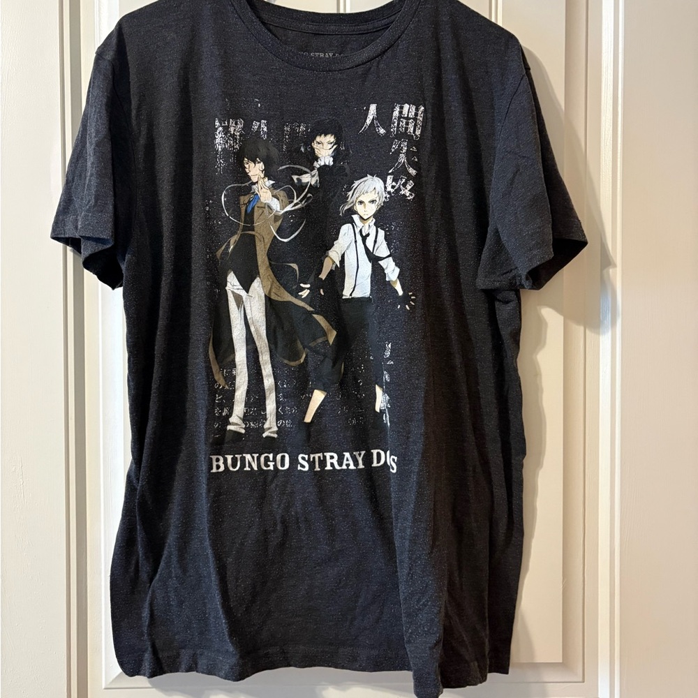 Bungo Stray Dogs Graphic Dark Gray T-Shirt